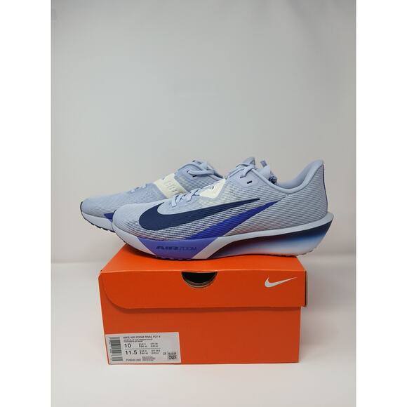 Nike Air Zoom Rival Fly 4 Men Sz US 10 Running Shoes FV6040 002 Violent/ Blue - Picture 1 of 15